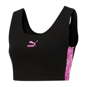 PUMA Womens Hypnotize T7 Bralette Casual Black Size L